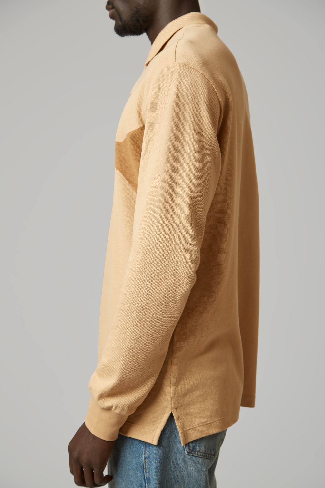 VM-ERK-22-312 Поло с длинным рукавом Van Mich Бежевый