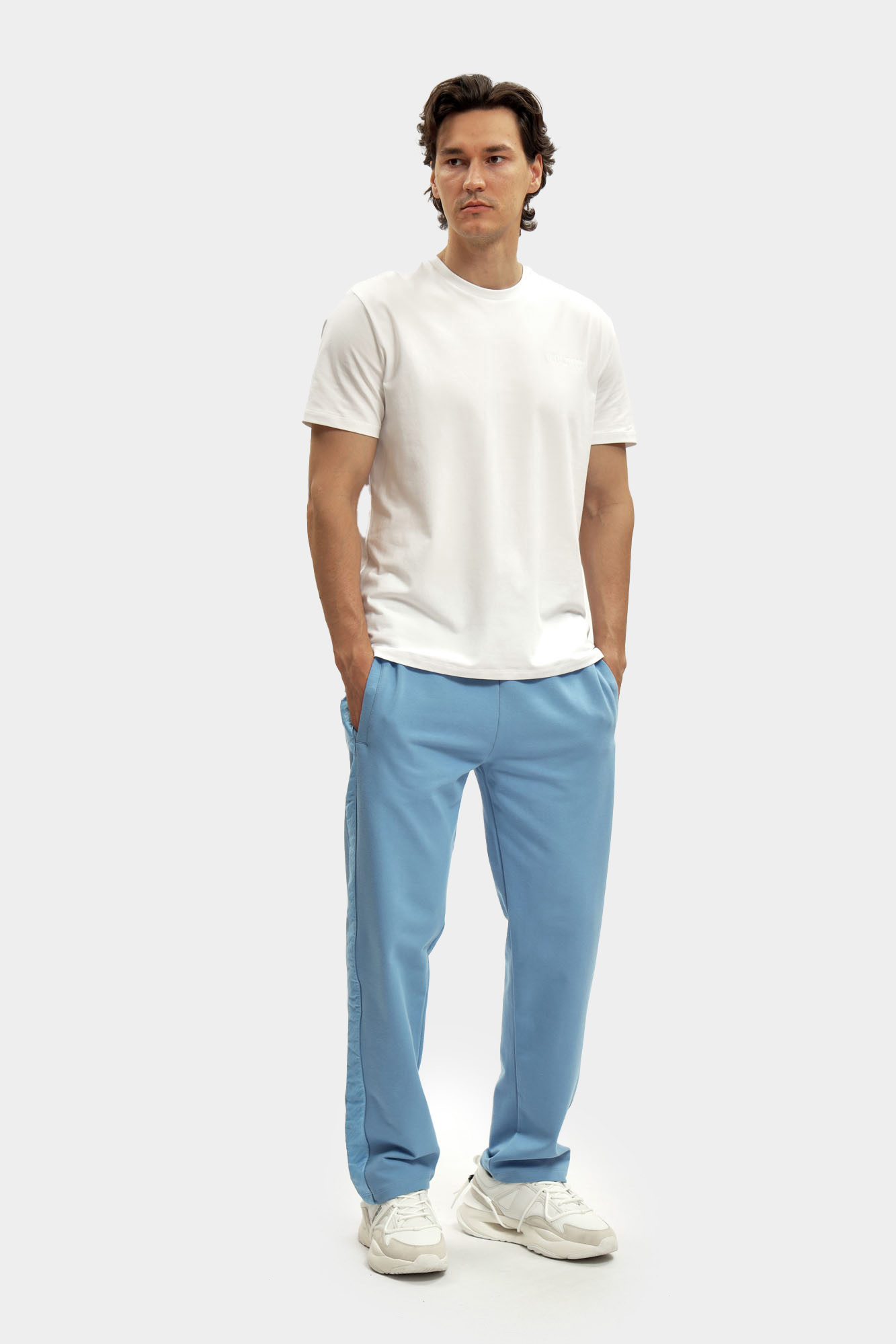 BMF0853 Брюки спортивные Bikkembergs Голубой