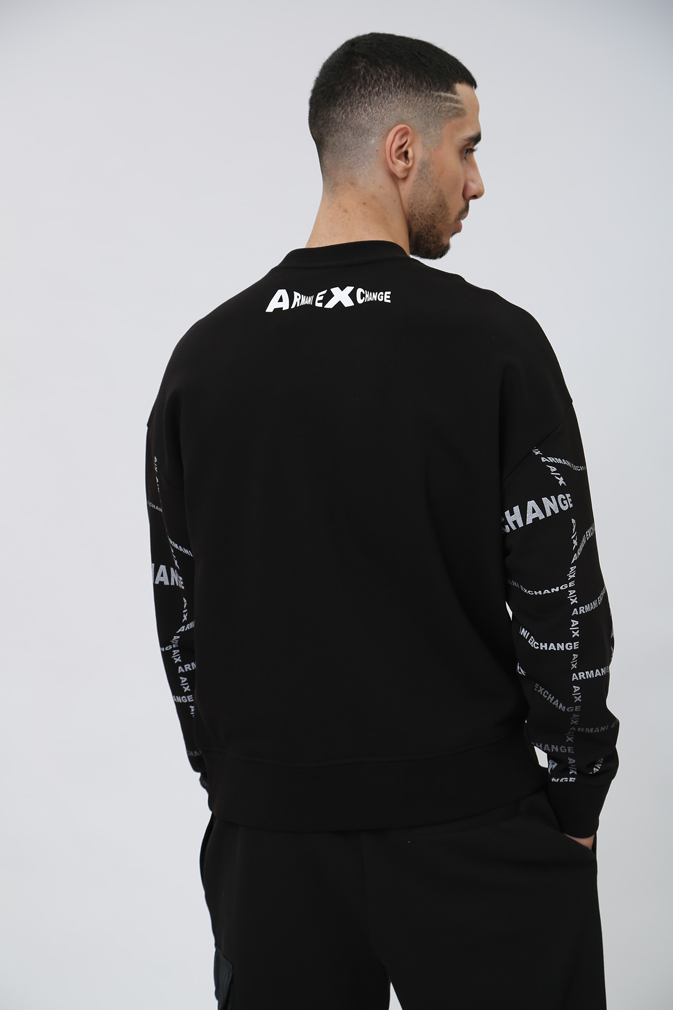 3RZMFA_ZJXAZ Свитшот Armani Exchange Черный