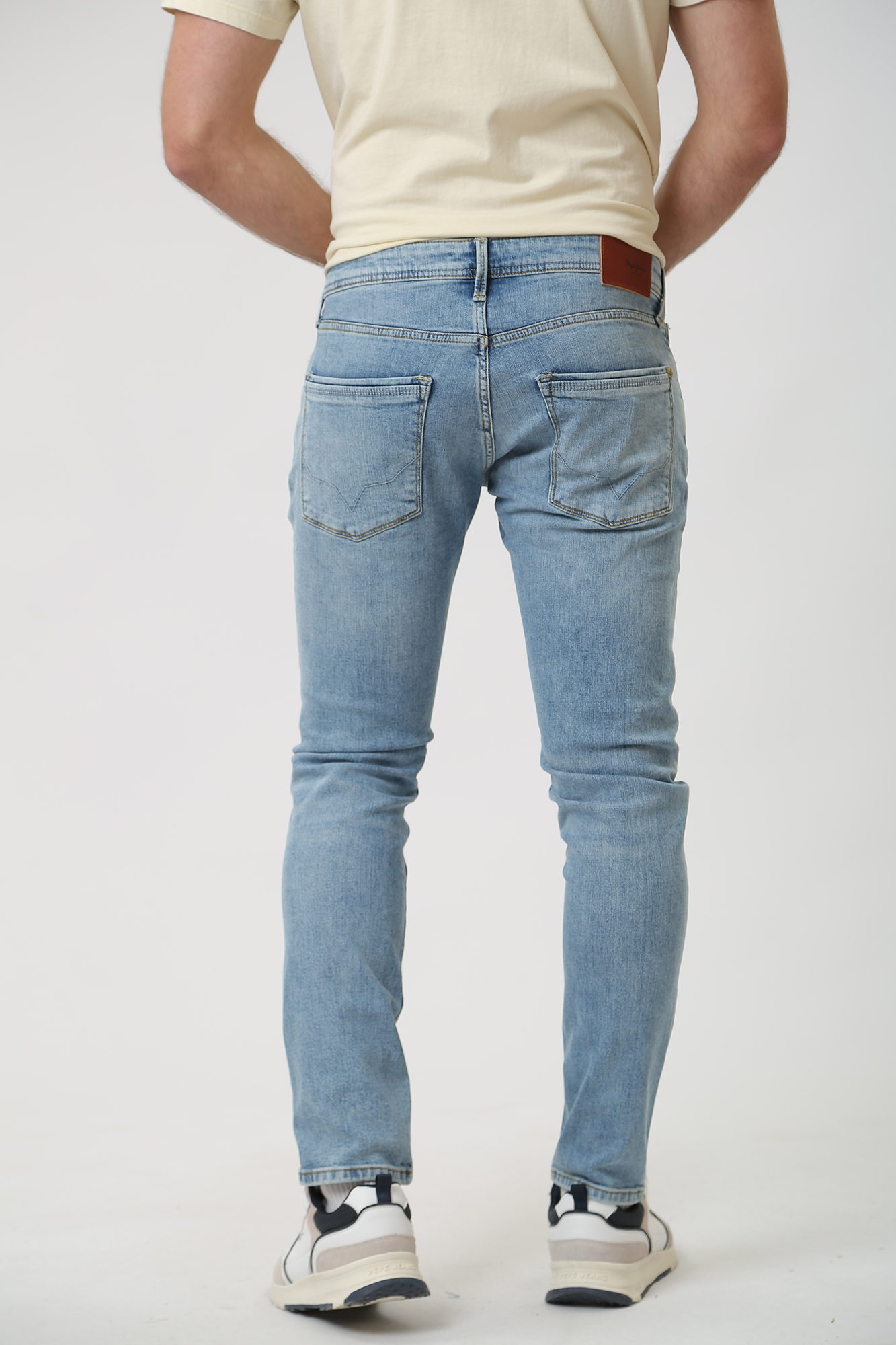 PM207390MN5 Джинсы TAPERED JEANS  Pepe Jeans Голубой