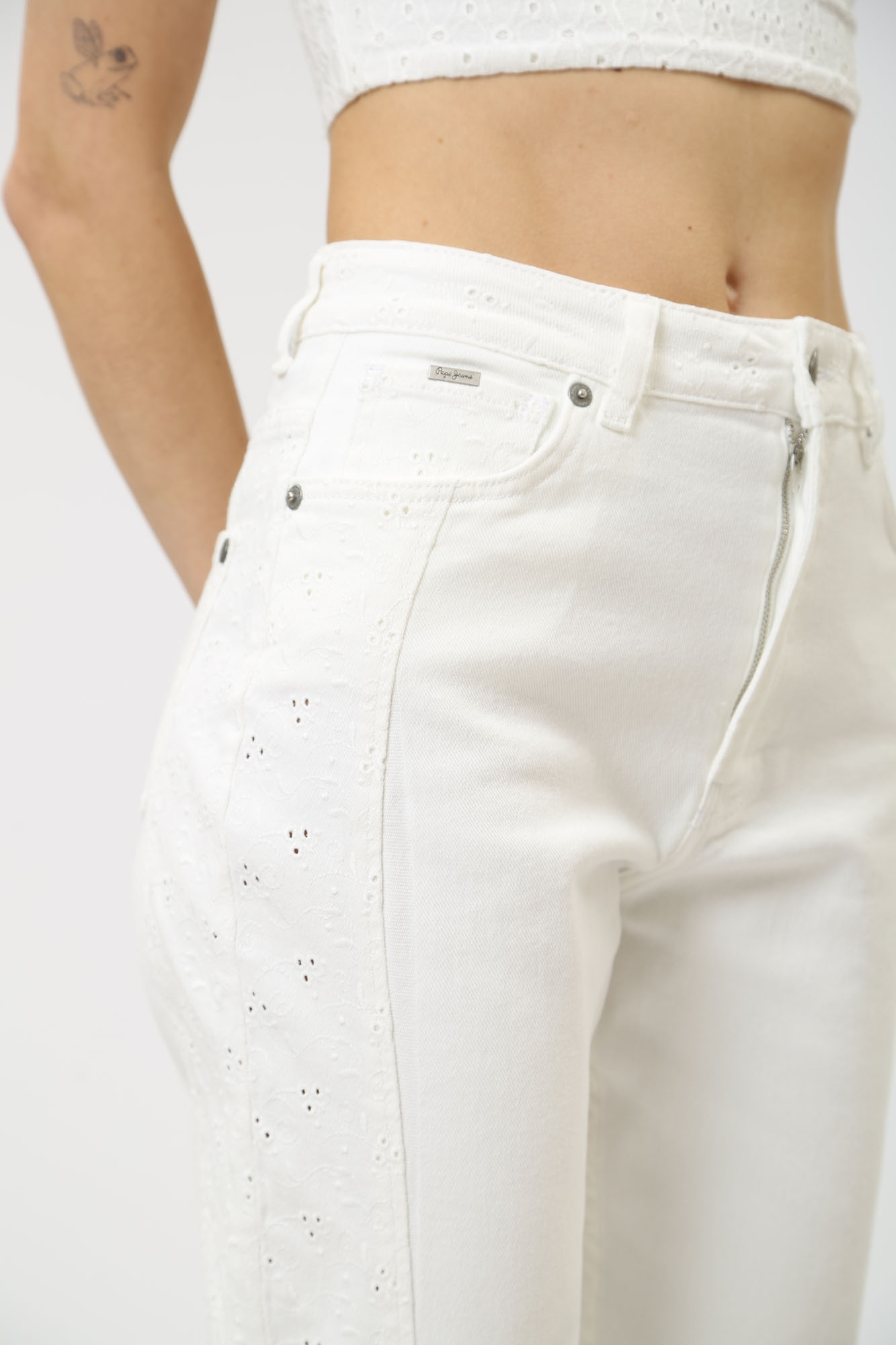 PL204693 джинсы straight jeans uhw anglaise  pepe jeans 