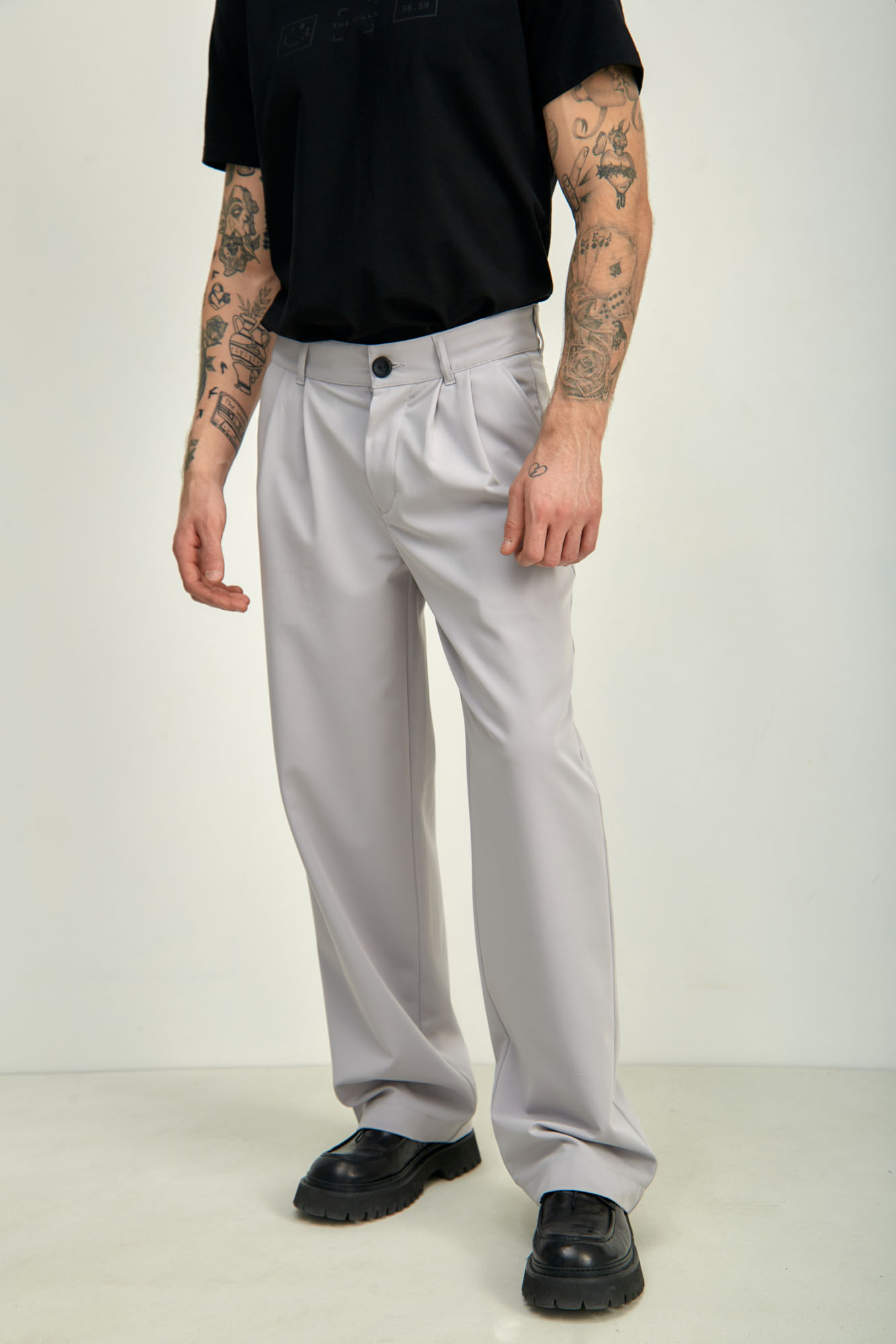 M-241-TH-56-1017 Брюки The Hills Серый