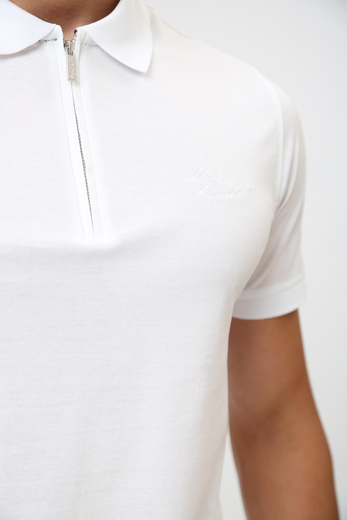 533200_745080 Поло Karl Lagerfeld Белый