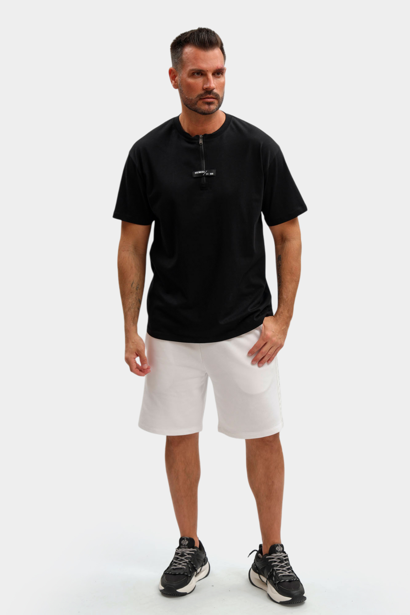 BMT1573 Футболка Bikkembergs Черный