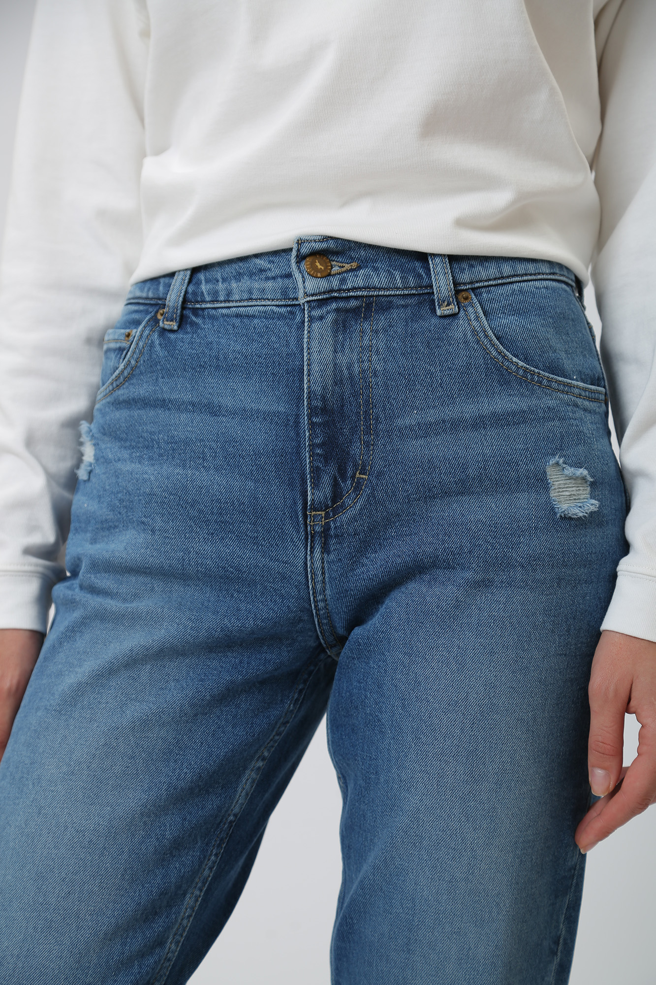 1014551-5000 джинсы brooks relaxed slim  mustang 