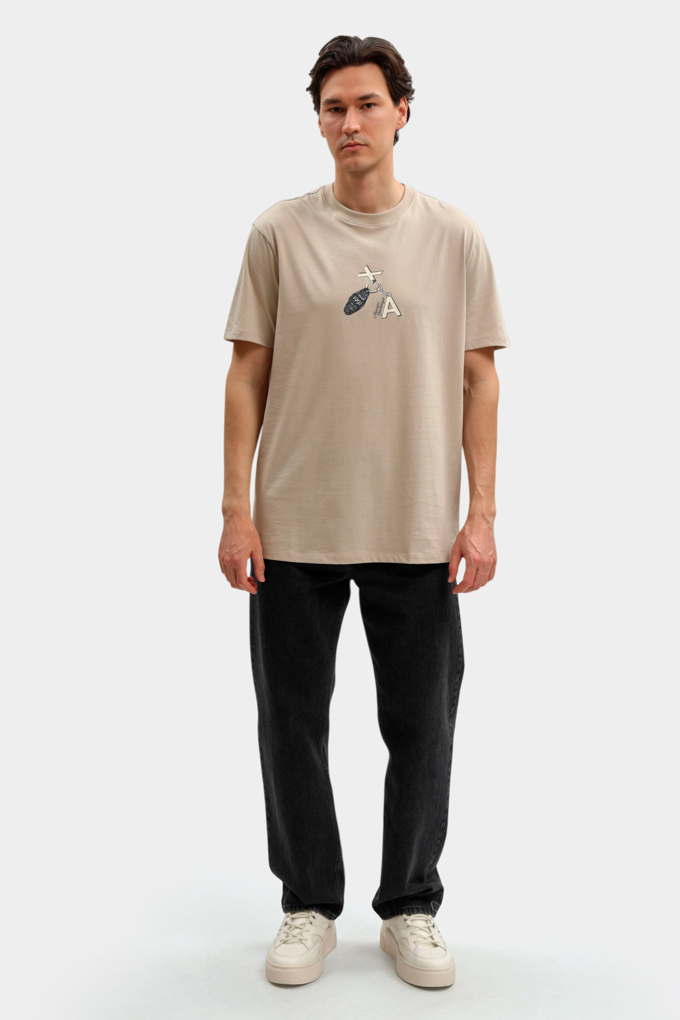 XM002791_AF10356 Футболка Armani Exchange Бежевый