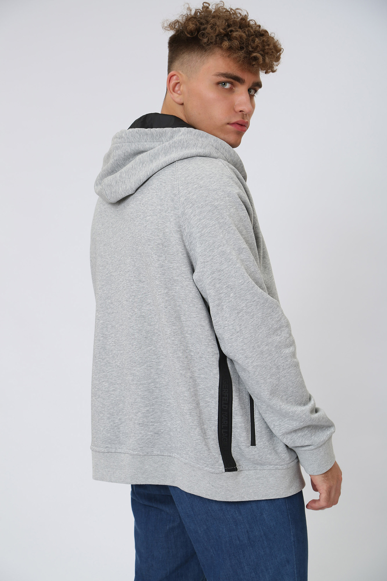 502910_705005 Толстовка с/м Karl Lagerfeld Серый