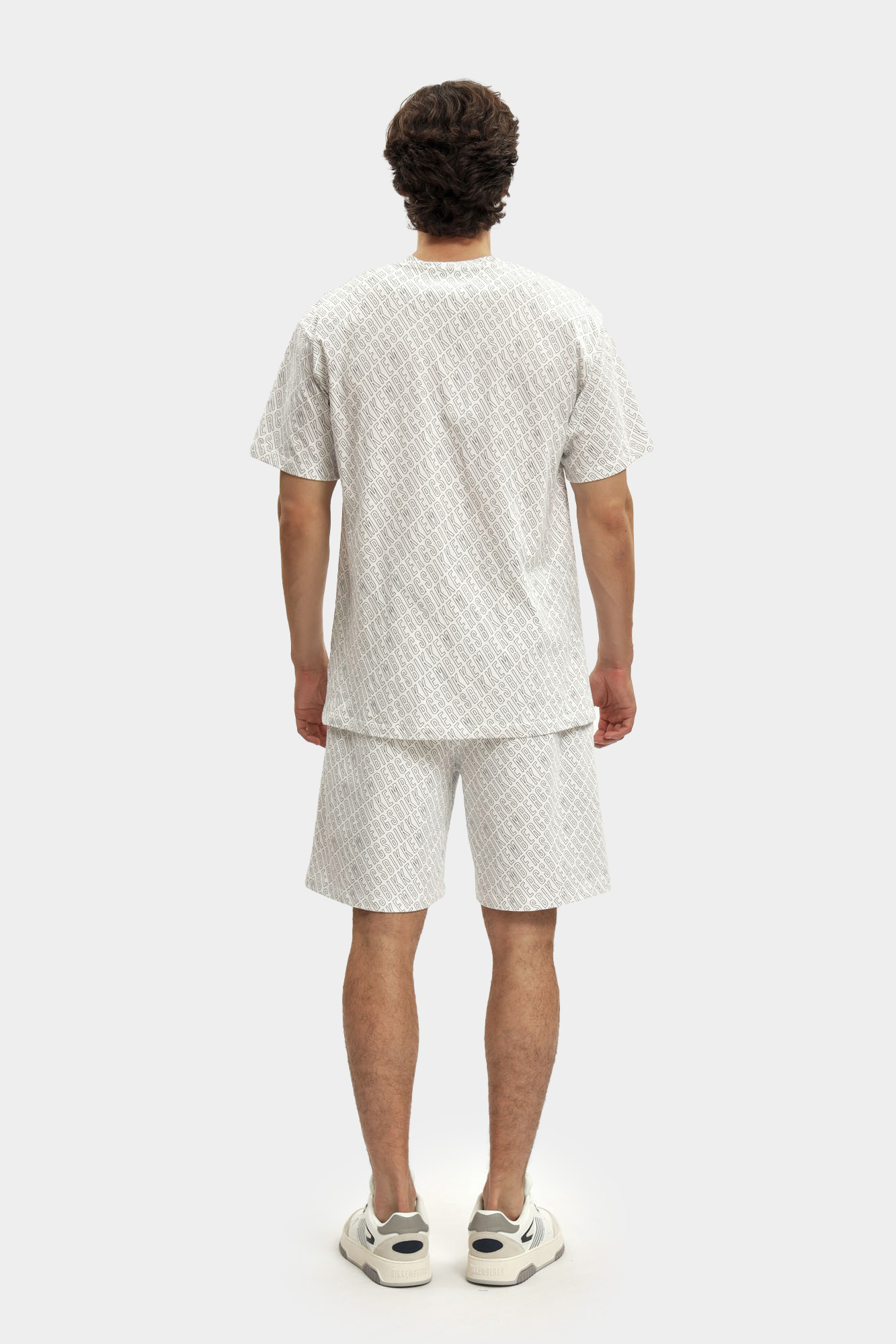 BMF0865 Шорты трикотажные Bikkembergs Белый