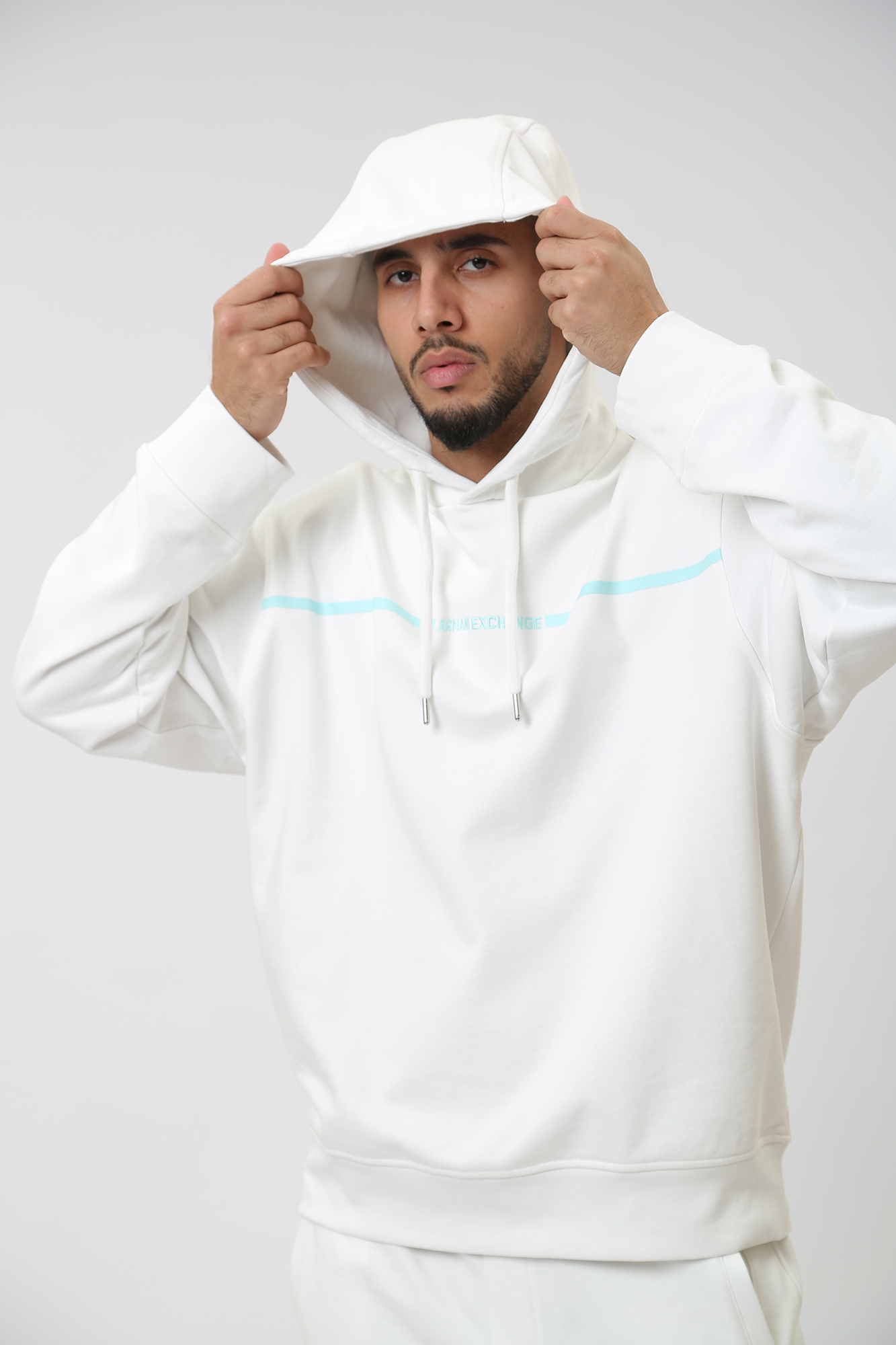 3DZMLF_ZJ4XZ Худи Armani Exchange Белый