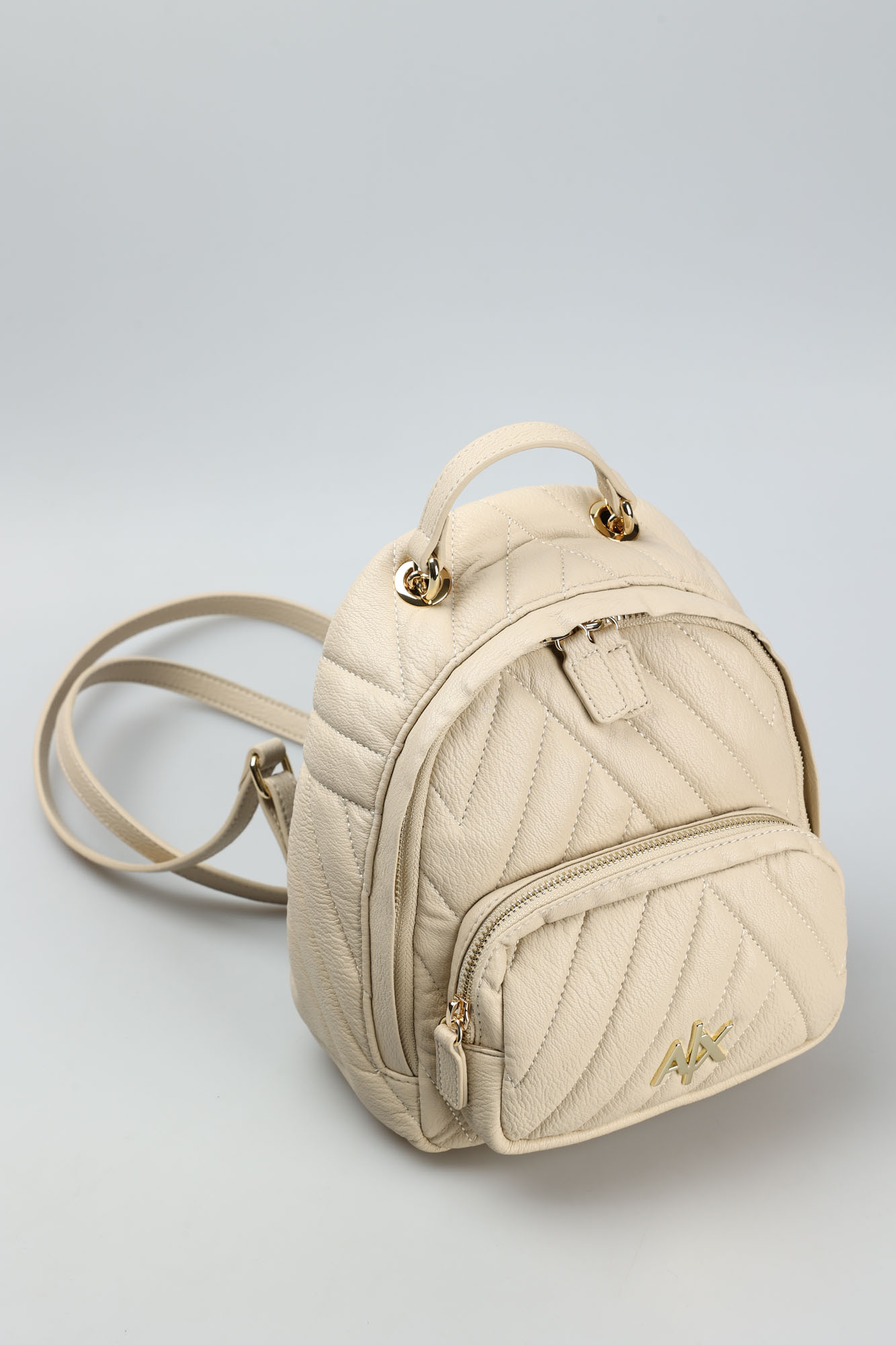 942889_2F745 Рюкзак Armani Exchange Бежевый