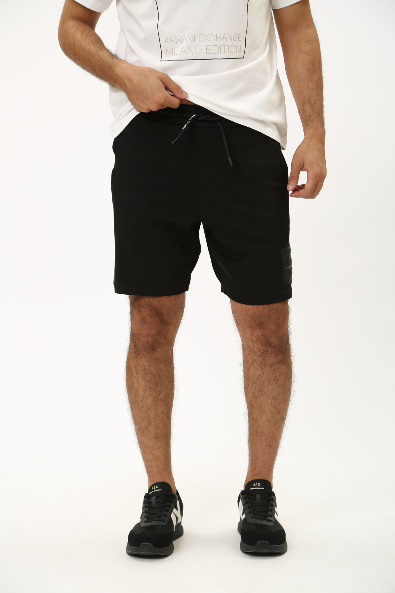 3DZSJA_ZJDPZ Шорты трикотажные Armani Exchange Черный