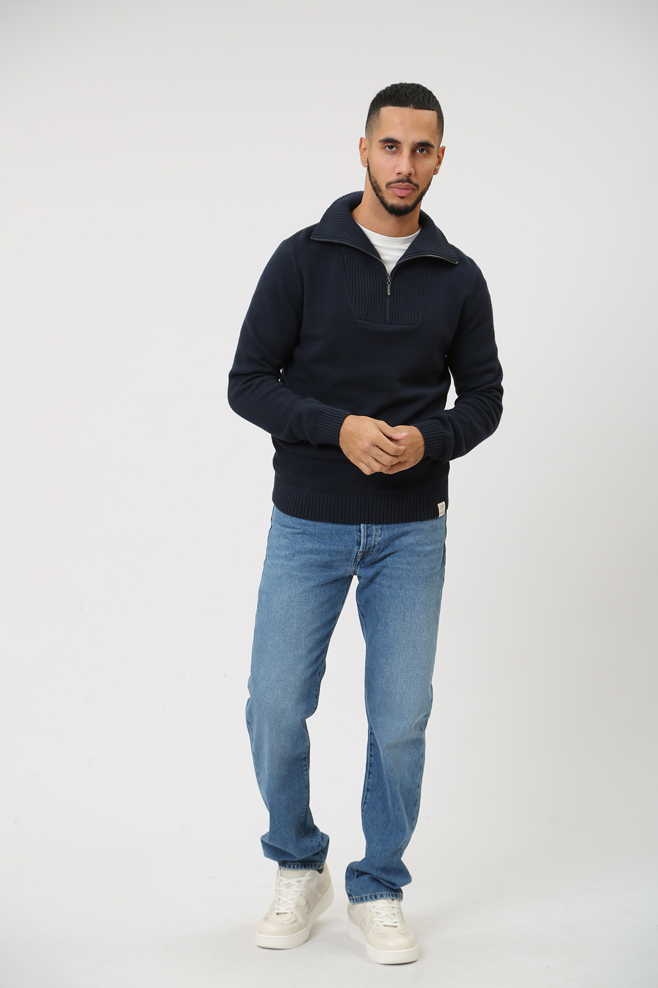 1014121 Джемпер Mustang Синий