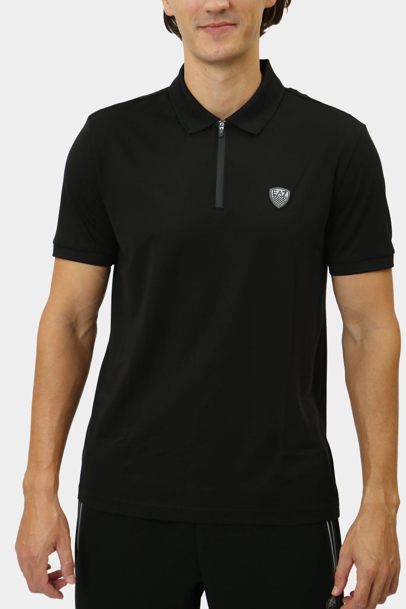 8NPF13_PJRGZ_1200 Поло EA7 Черный