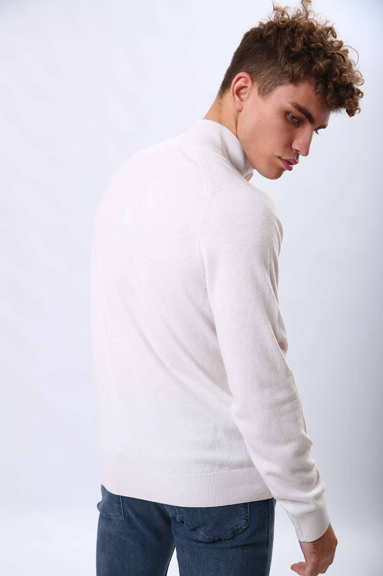 30032752_10012101 Свитшот Strellson Серый