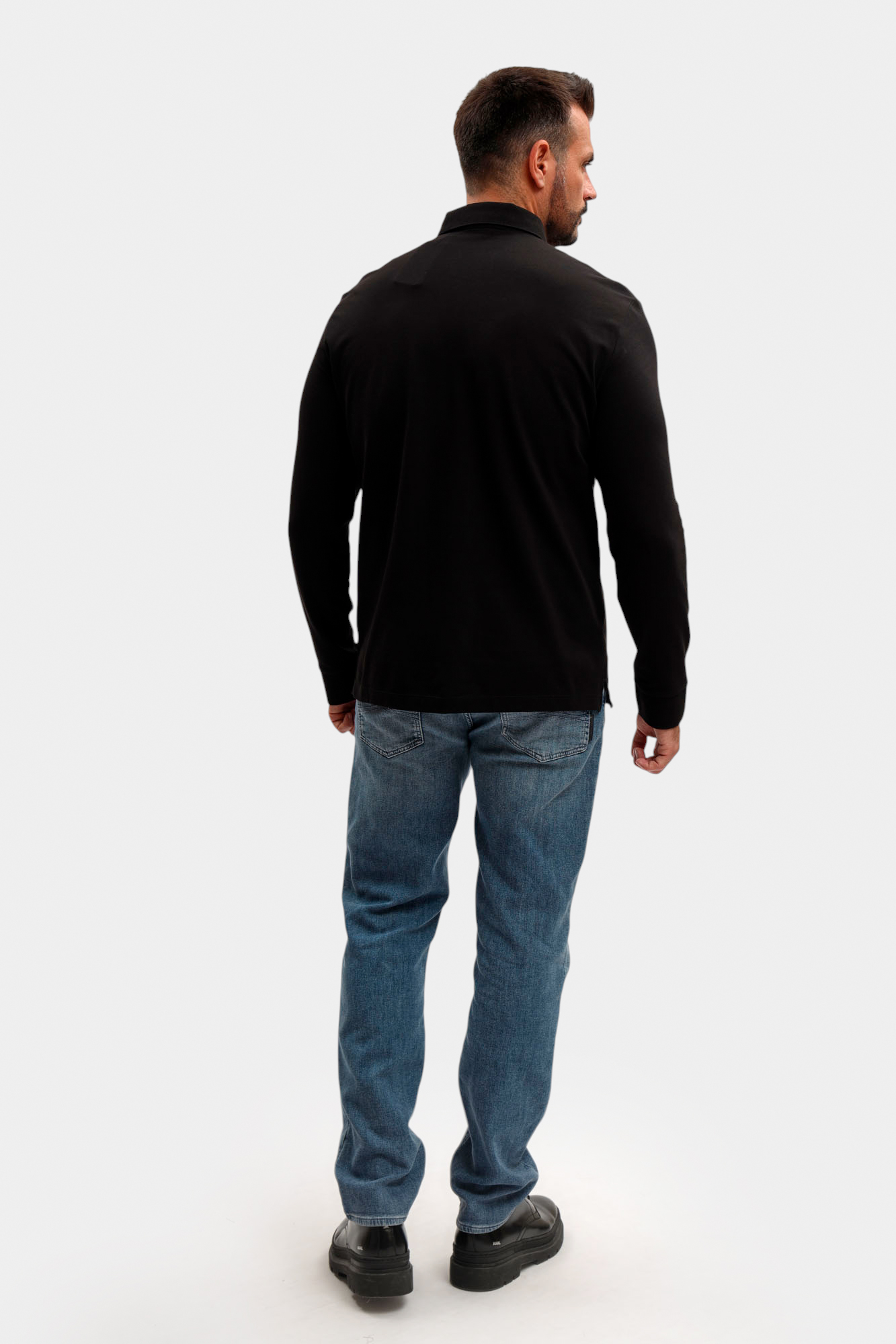 Поло Armani Exchange Черный