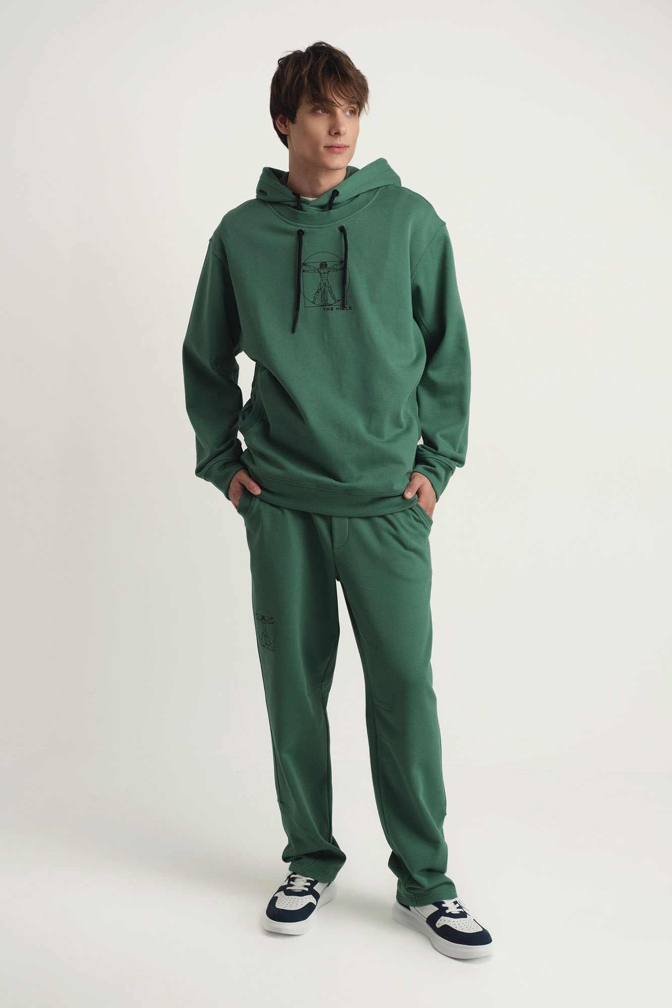 M-242-P-20-0022 Брюки спортивные The Hills Зеленый