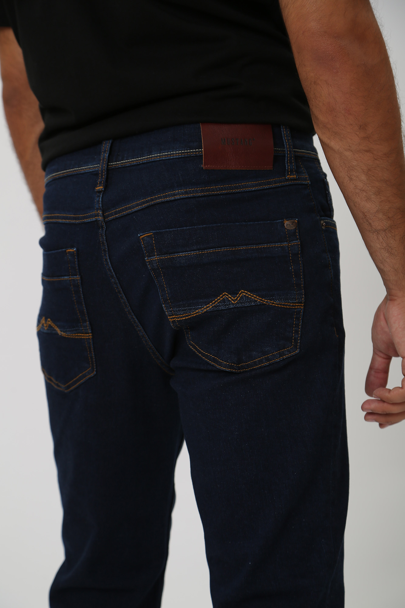 1014032-5000 Брюки джинсовые Mustang Синий