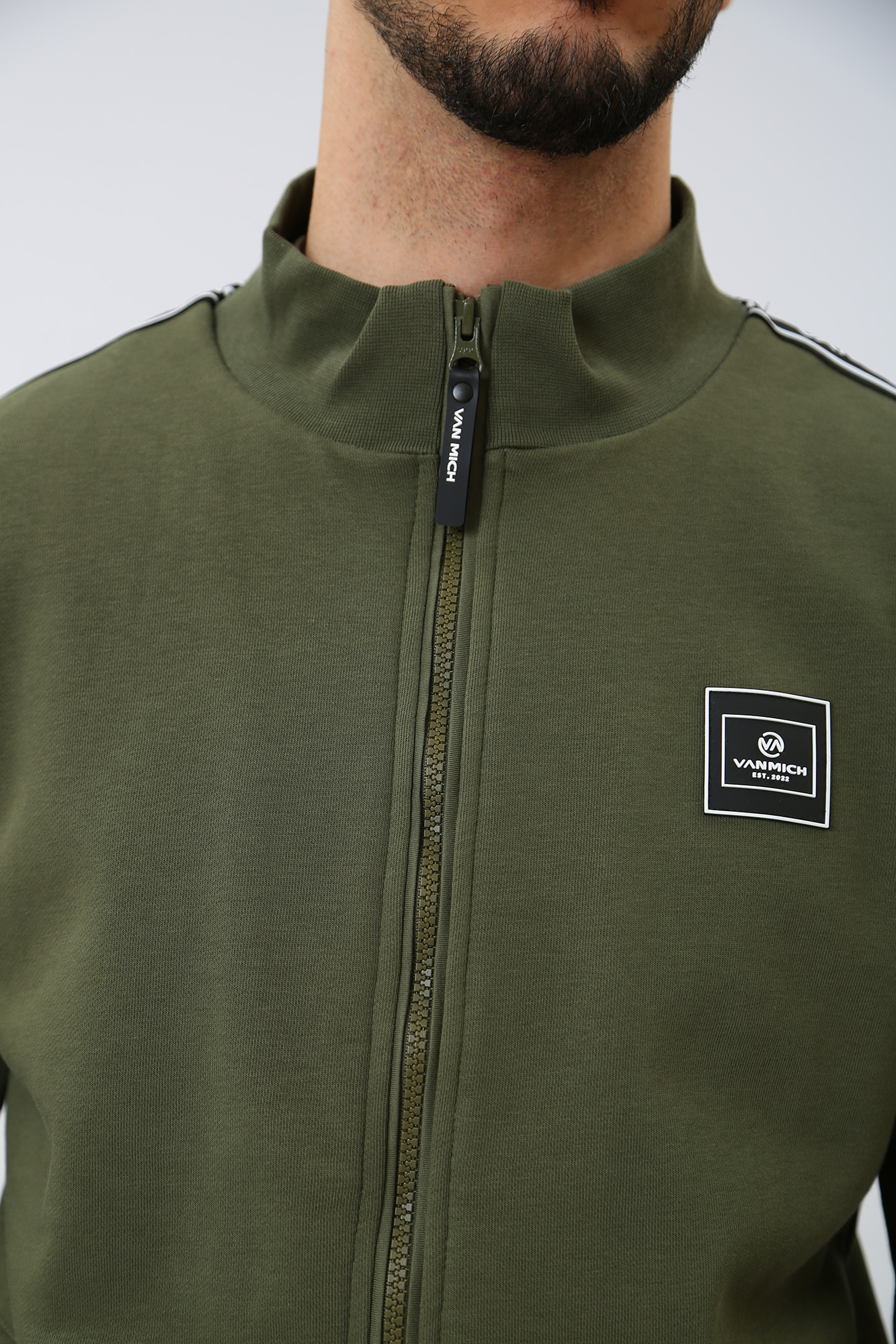 VM-231-20-018 Толстовка на молнии Van Mich Хаки