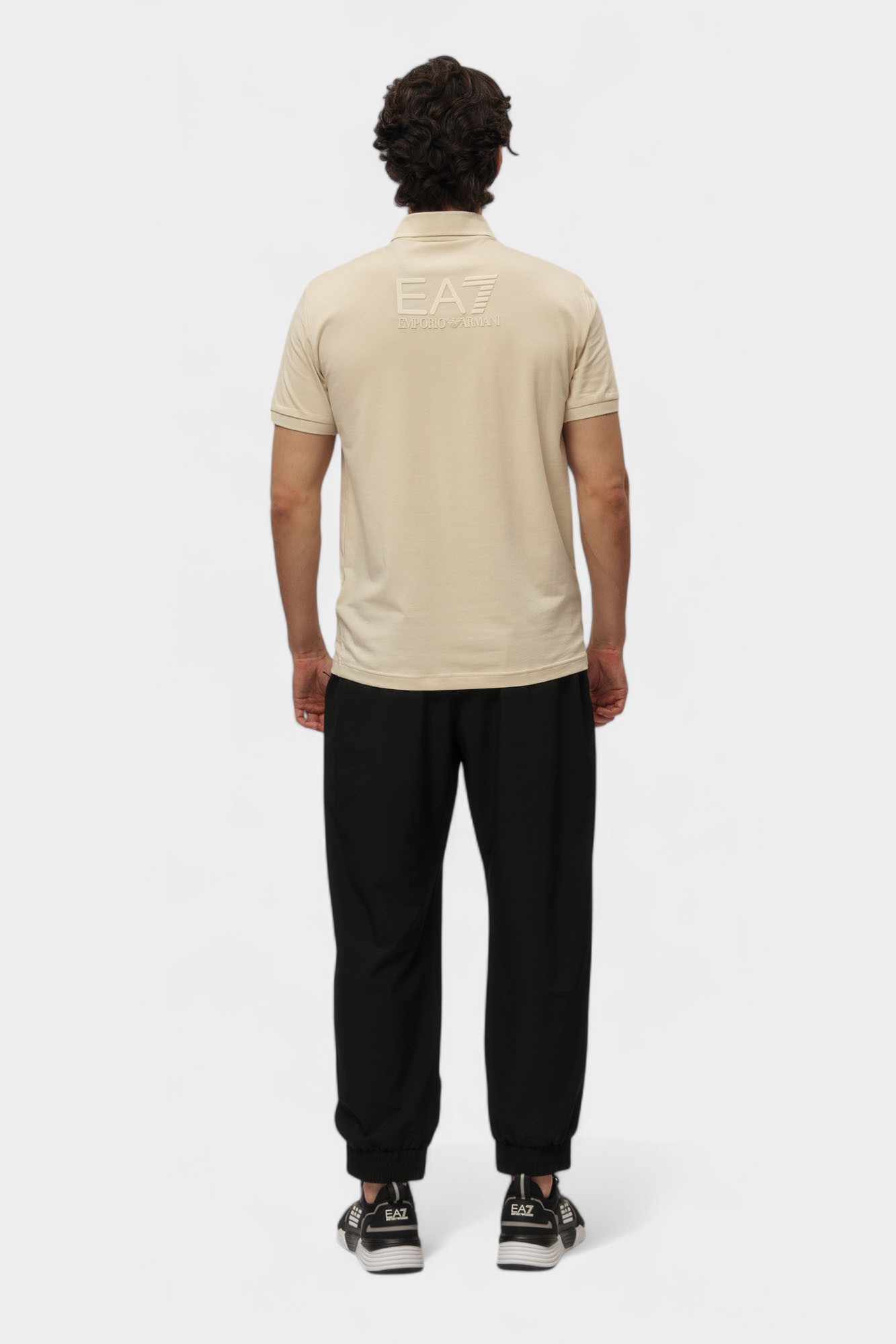 7M000228_AF10373 Поло EA7 Молочный