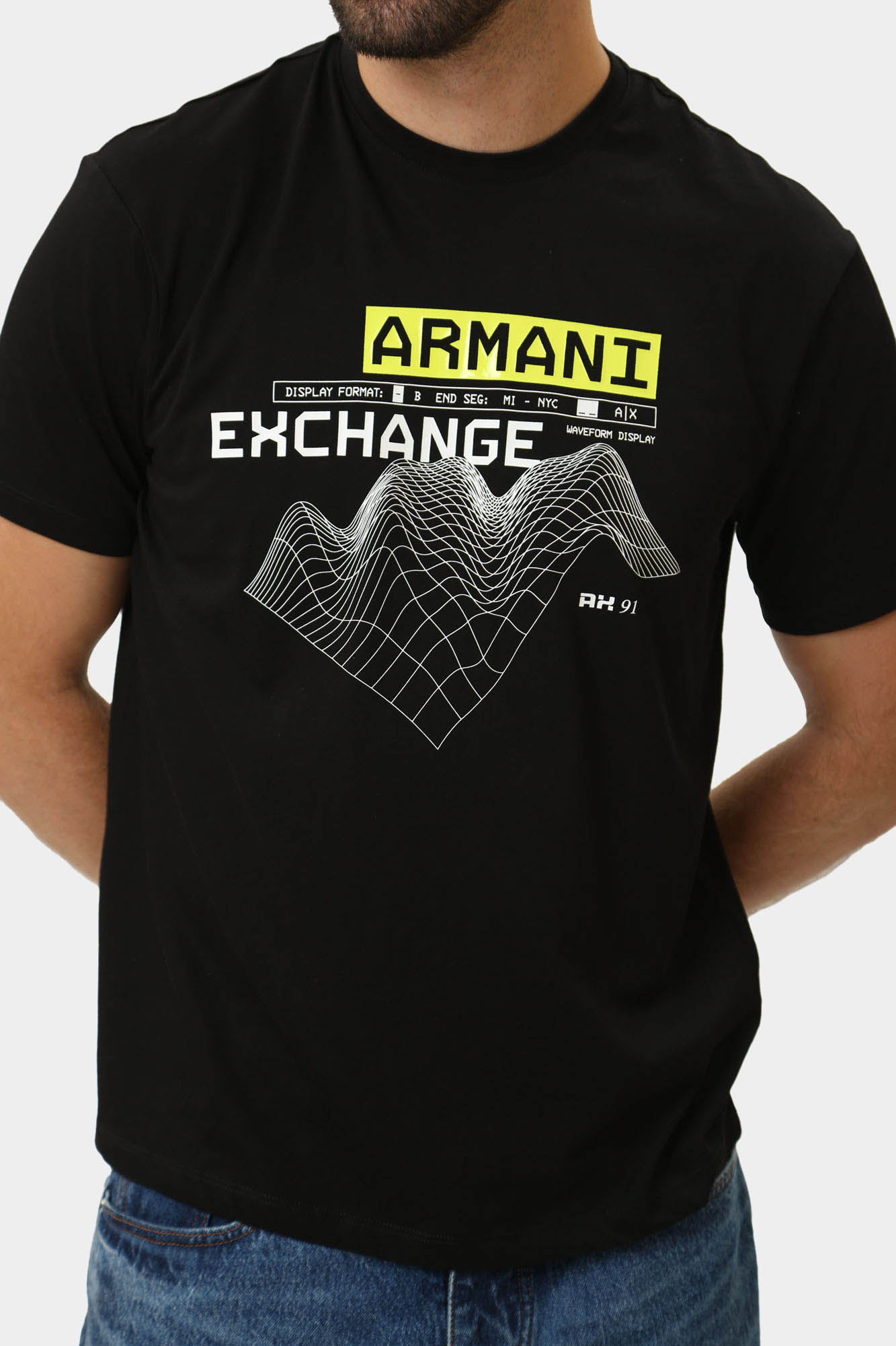 3DZTJQ_ZJGEZ Футболка Armani Exchange Черный