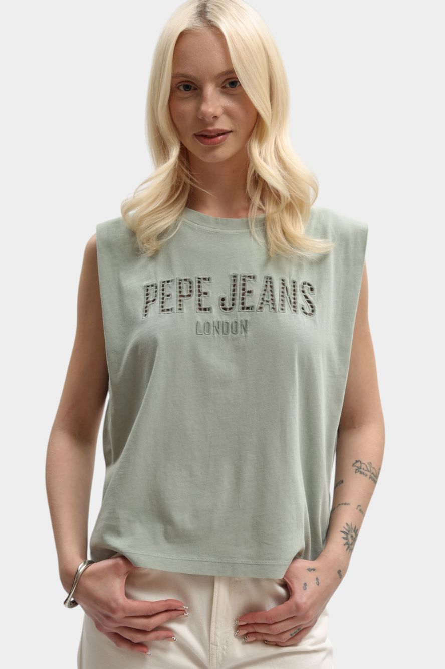 Футболка Pepe Jeans Зеленый