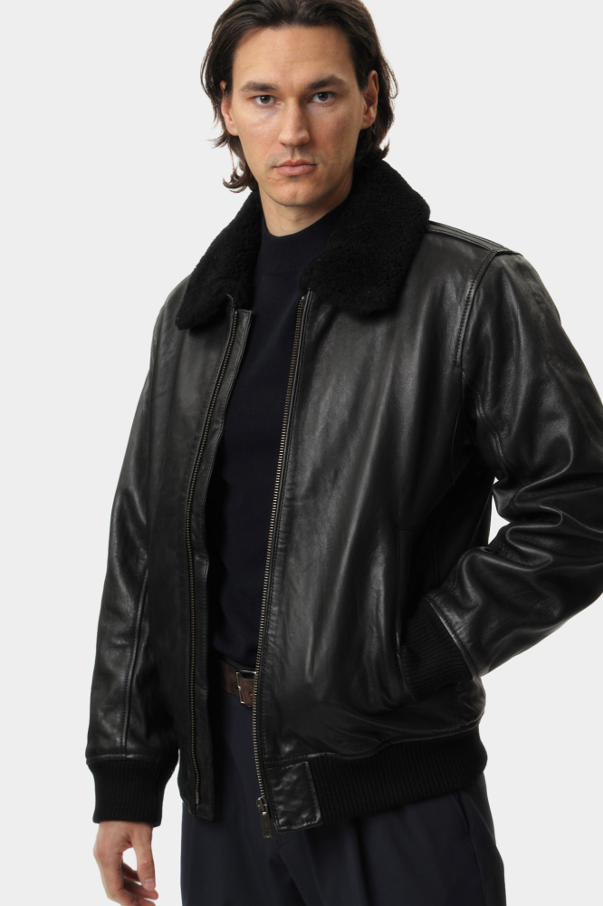 Полусапожки Geox Натуральная кожа Черный