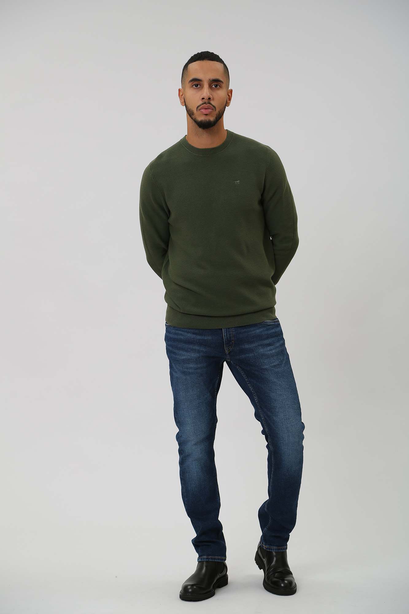 1014115 Джемпер Mustang Зеленый