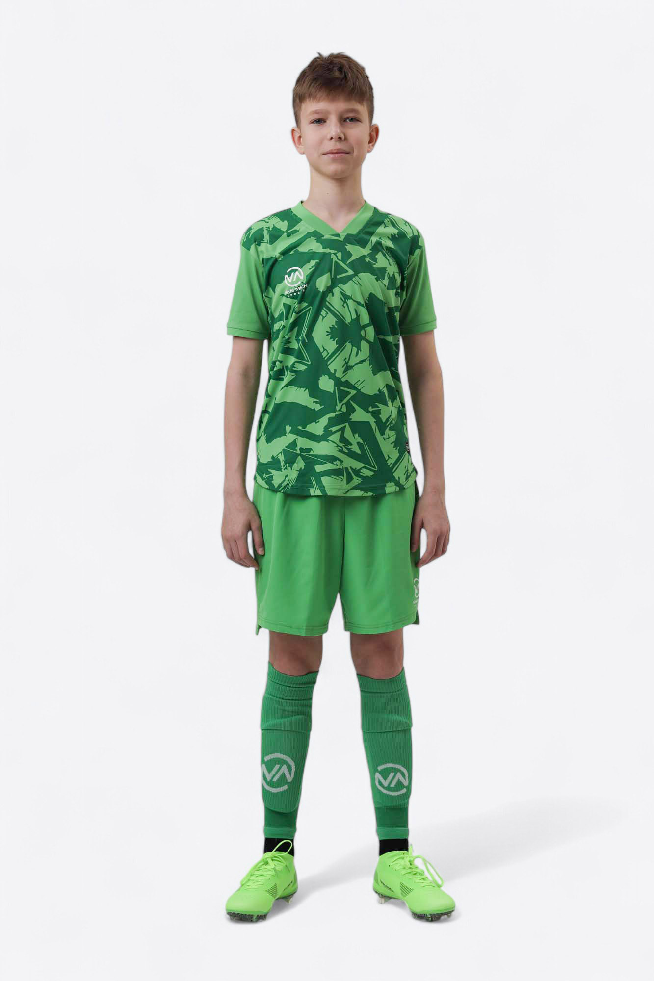 INDJ4299 Футболка игровая Van Mich Sports Зеленый