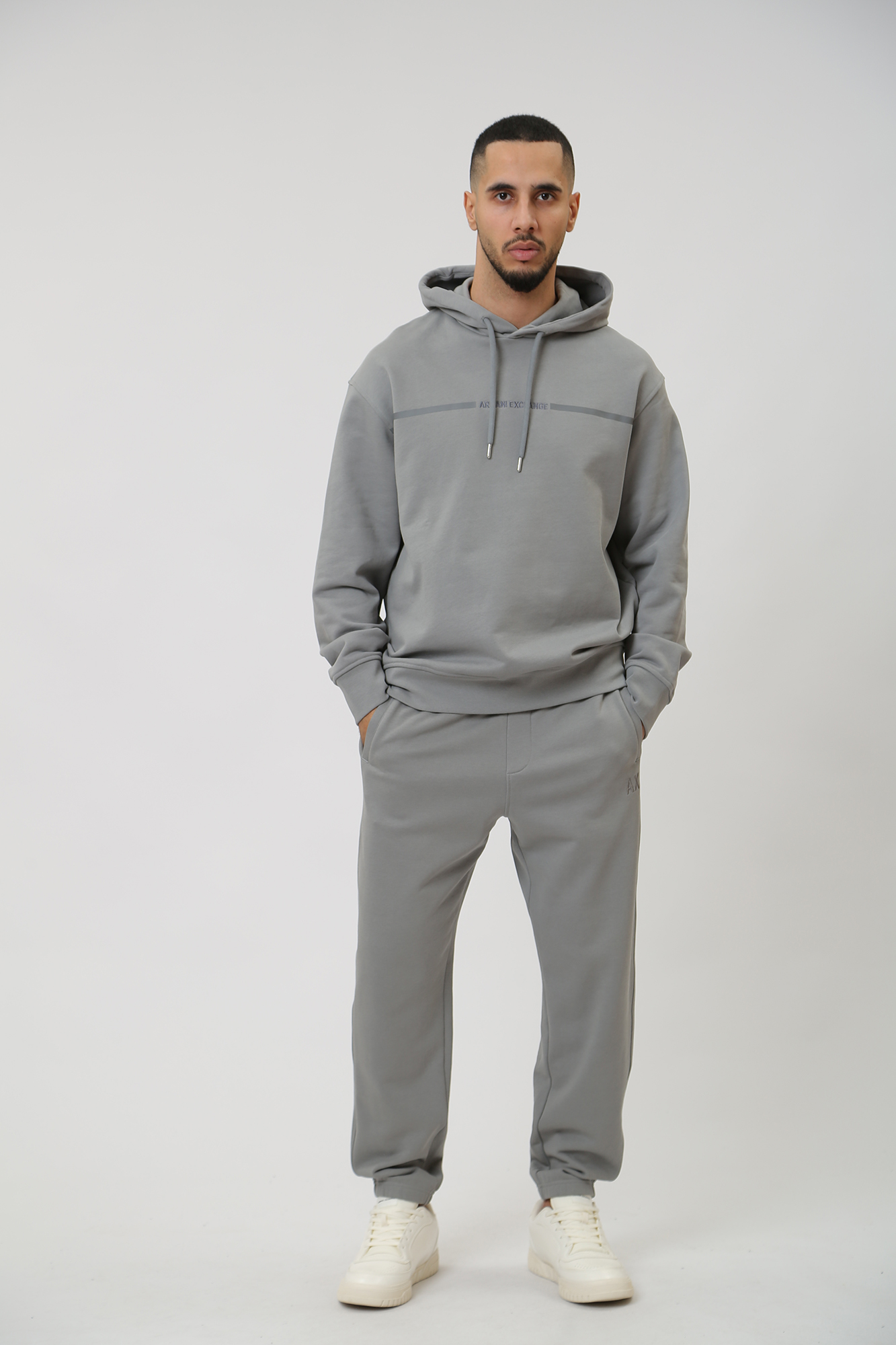 3DZMLF_ZJ4XZ Худи Armani Exchange Серый