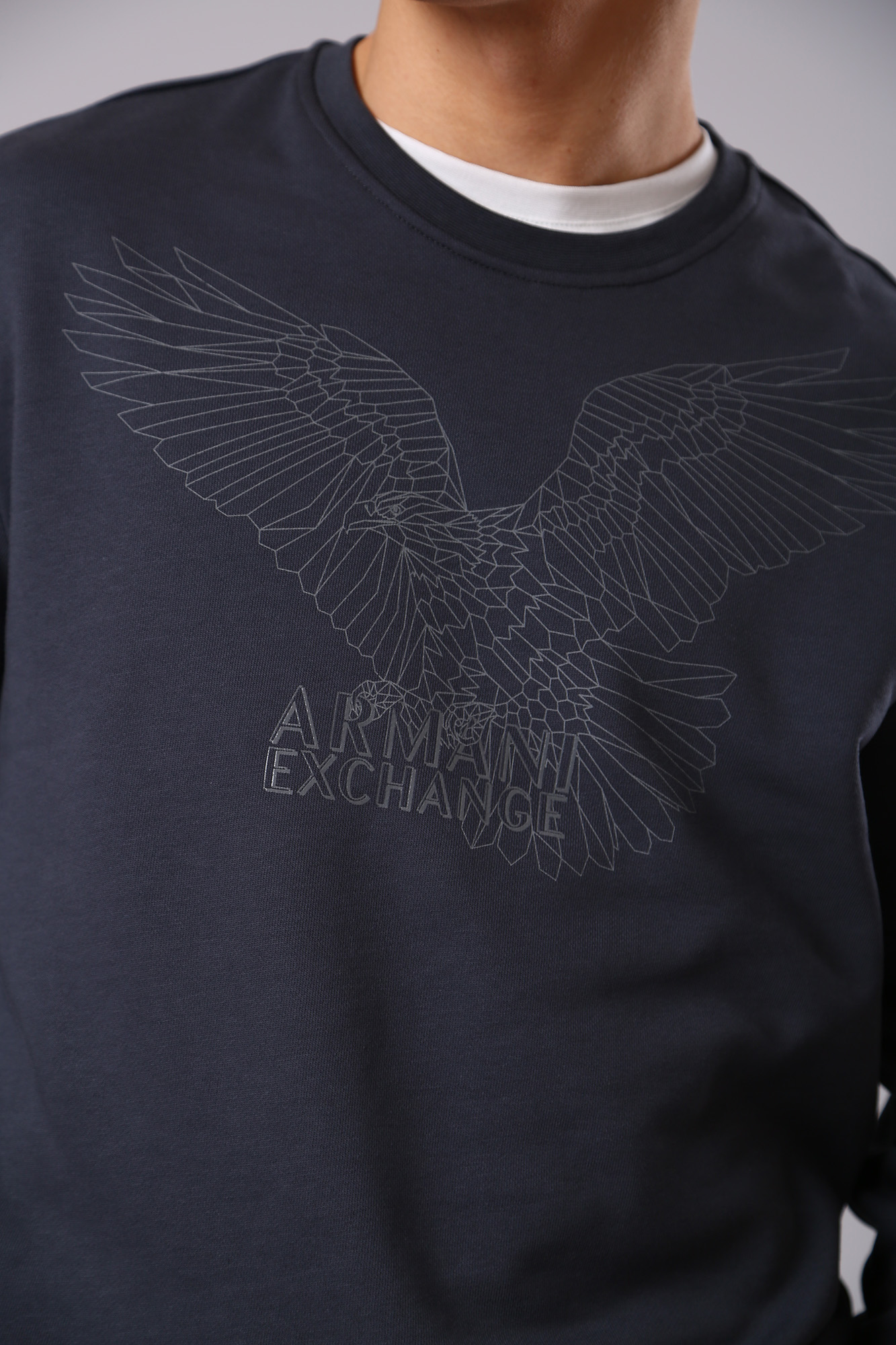 6LZMHG_ZJ6RZ Свитшот Armani Exchange Серый