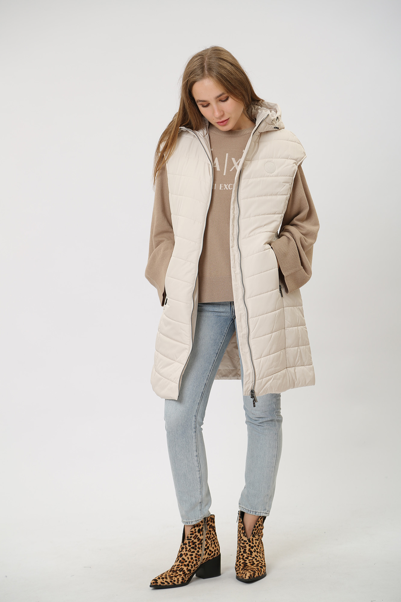 8NYQ22_YNMAZ жилет пуховый armani exchange 