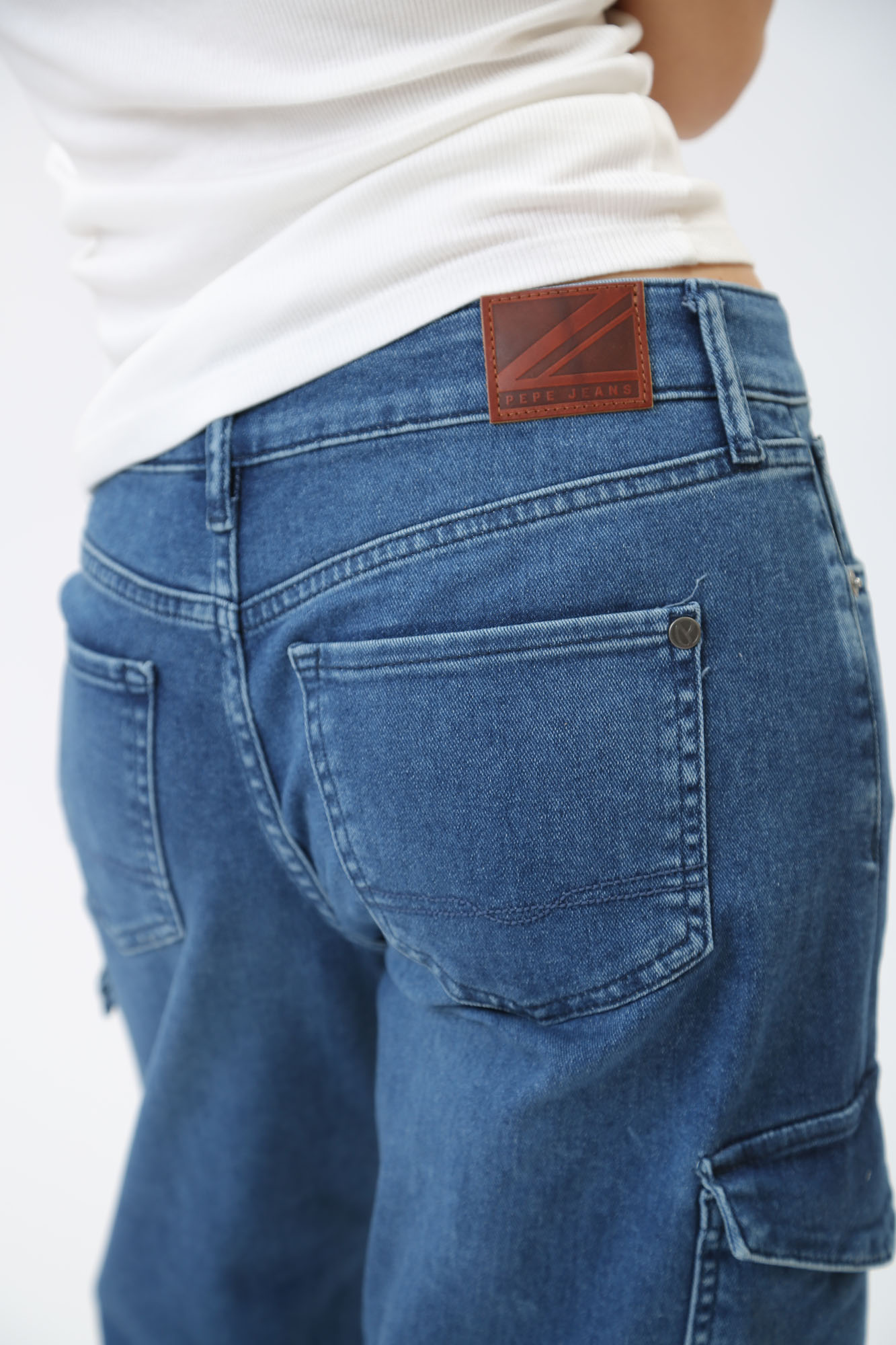 PL204695 джинсы loose st jeans hw utility  pepe jeans 