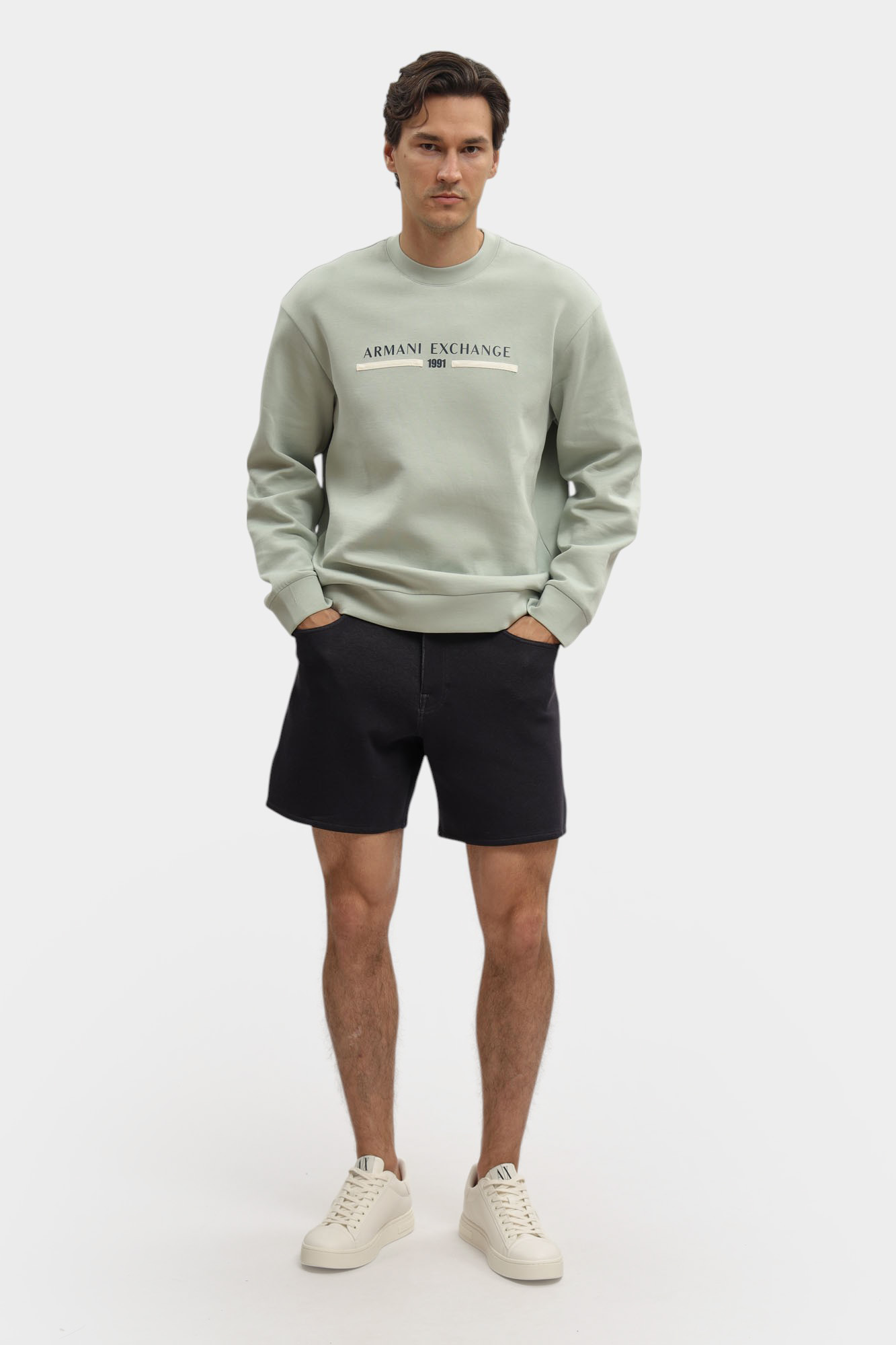 XM000975_AF10818 Шорты трикотажные Armani Exchange Синий