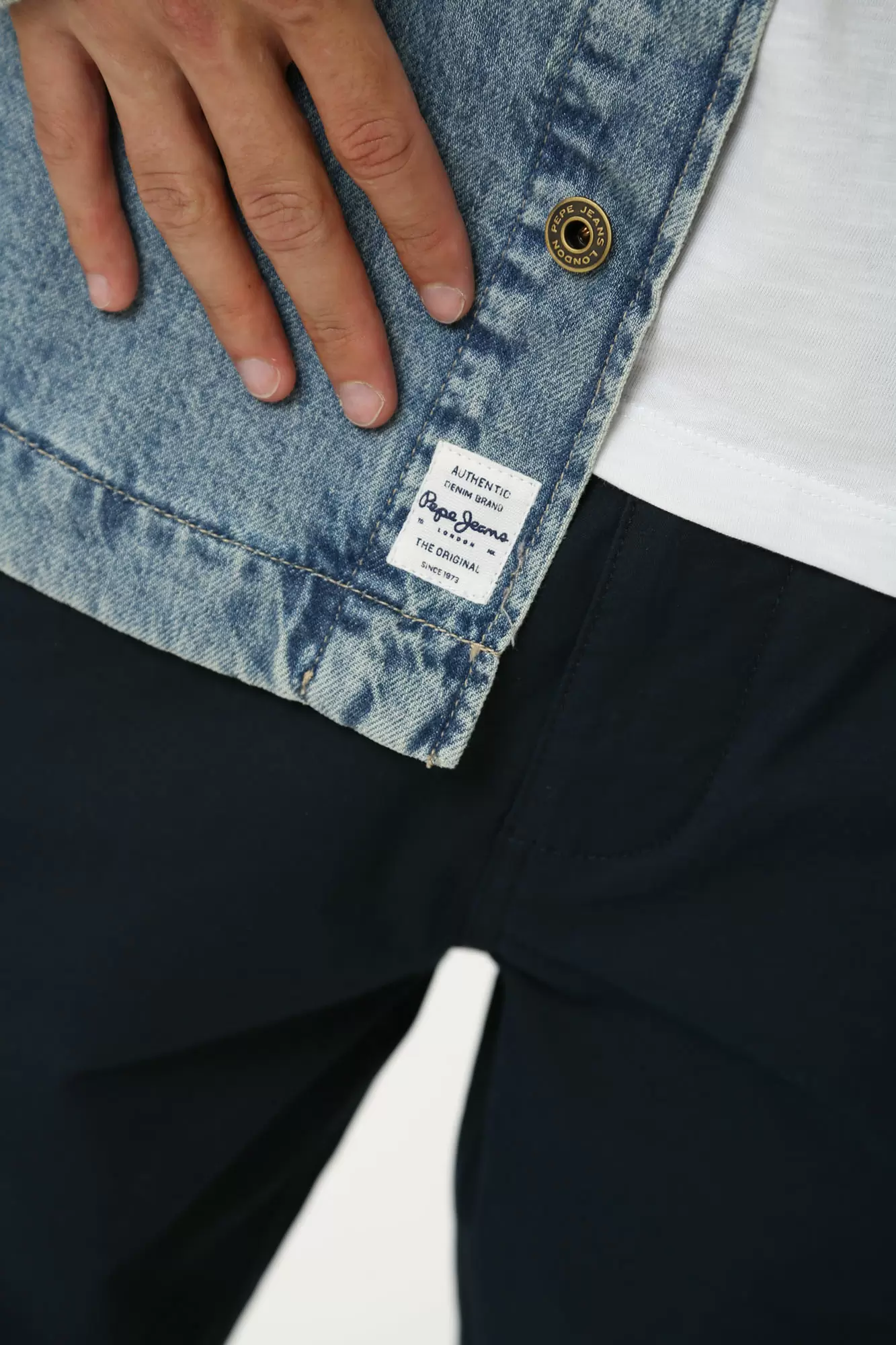 PM402994 Куртка джинсовая Pepe Jeans Голубой