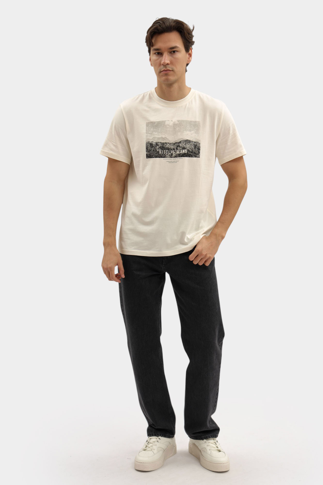 1016871 Футболка Mustang Белый