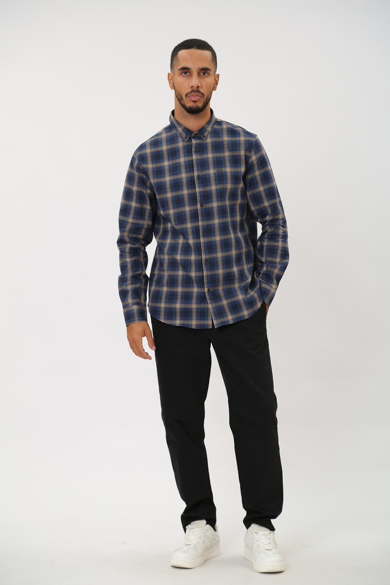 6RZC21_ZNXVZ Рубашка д/р  Armani Exchange Синий
