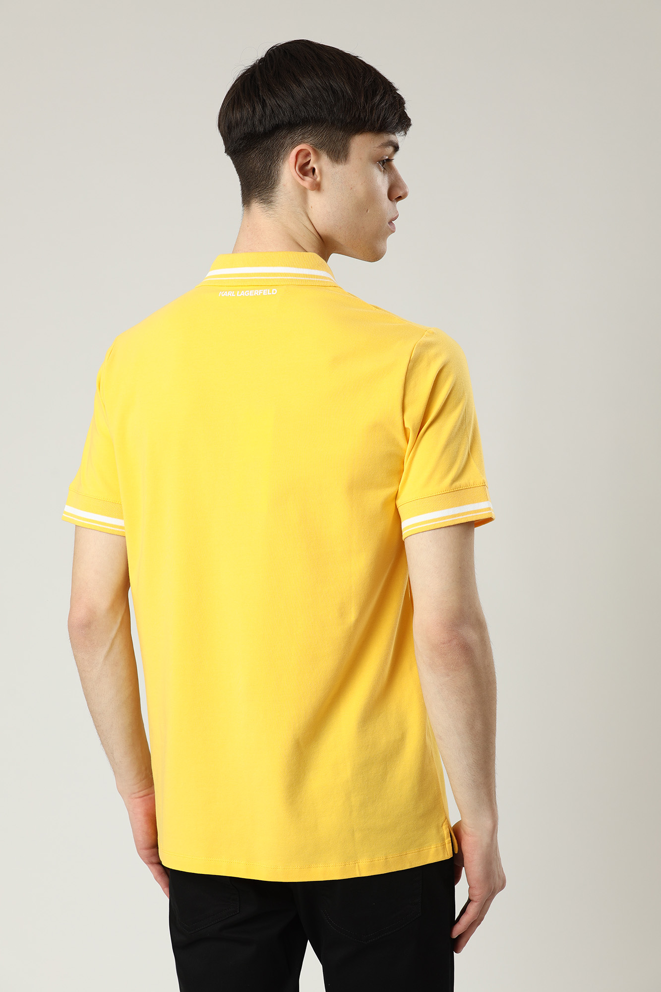 521221_745083 Поло Karl Lagerfeld Желтый