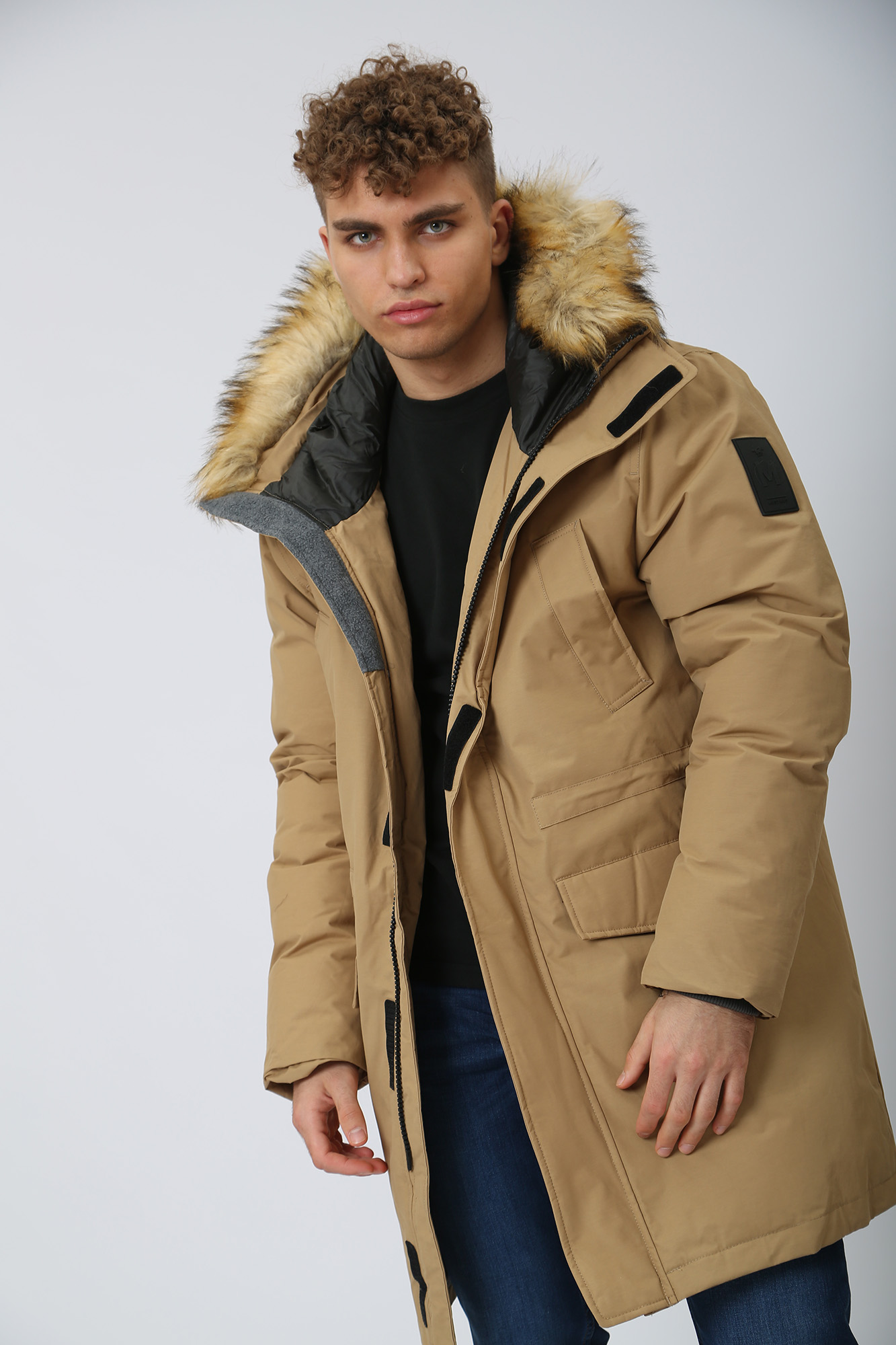 1012701 Куртка утепленная Mustang Бежевый