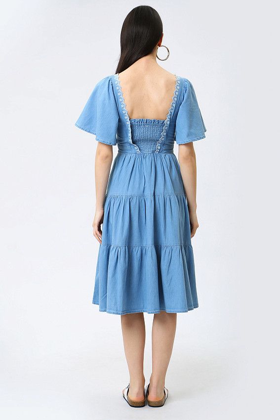 Платье Pepe Jeans Голубой