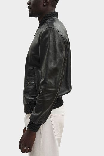 Куртка кожаная Trussardi