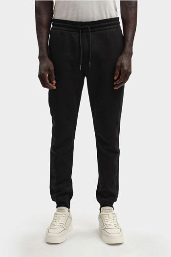 Брюки спортивные хлопковые черные Armani Exchange