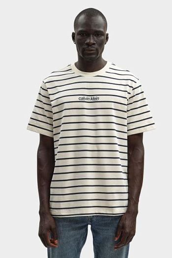 Футболка хлопковая белая Calvin Klein Jeans