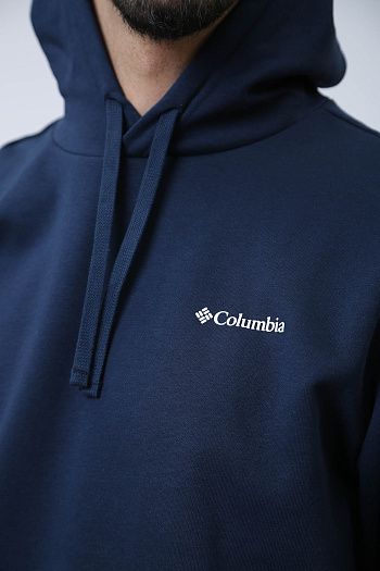 Свитшот хлопковый синий Armani Exchange