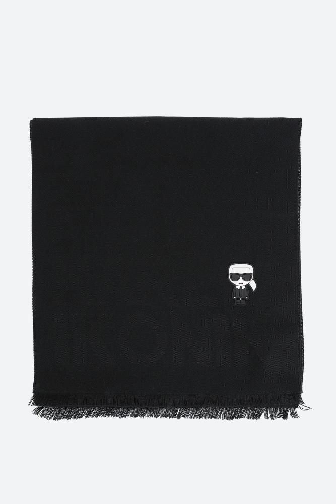 512137_805001_990 Шарф Karl Lagerfeld Черный