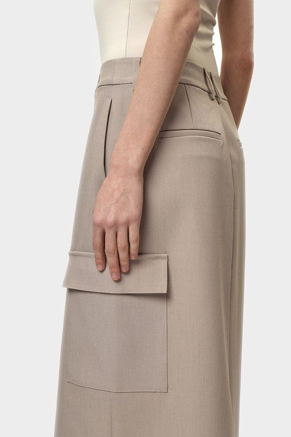 Юбка Calvin Klein Jeans Бежевый