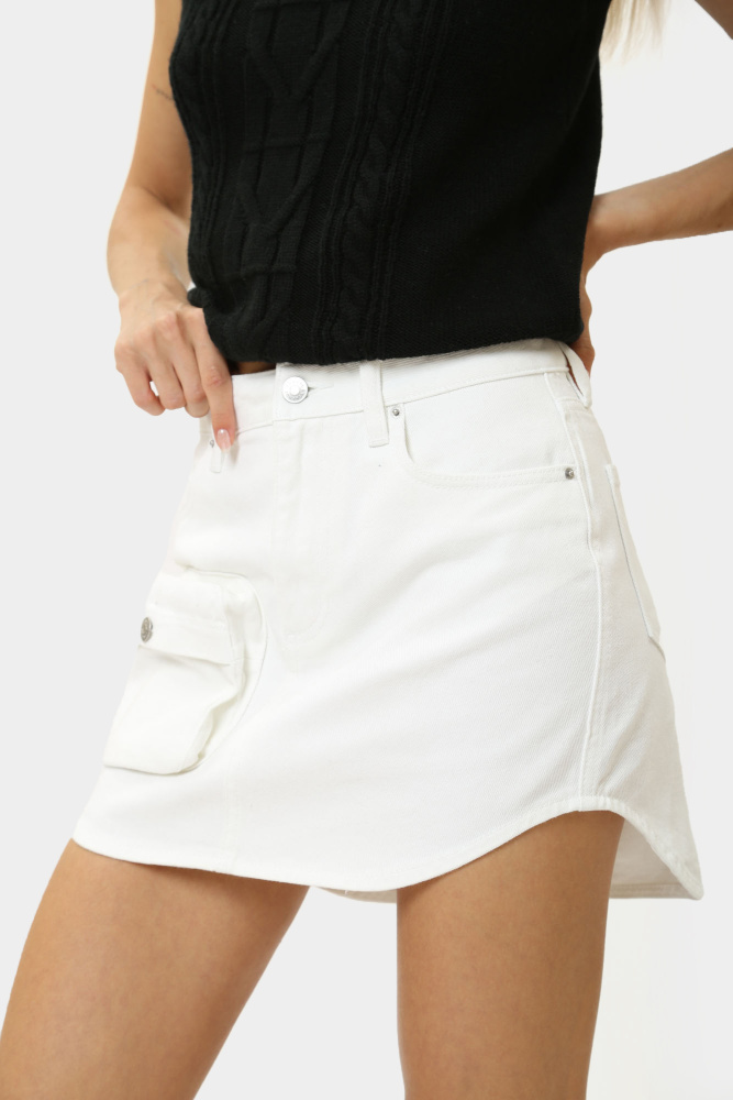 3DYN49_Y15MZ_0104 юбка джинсовая armani exchange 