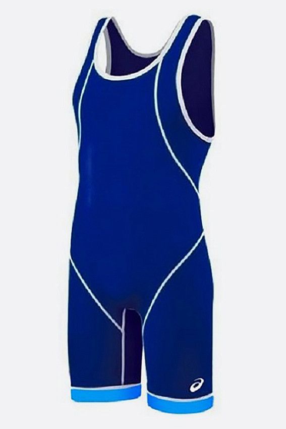 Трико борцовское Asics Синий