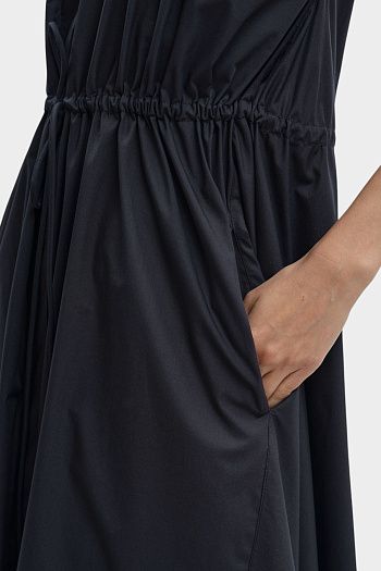 Платье из хлопка Emporio Armani