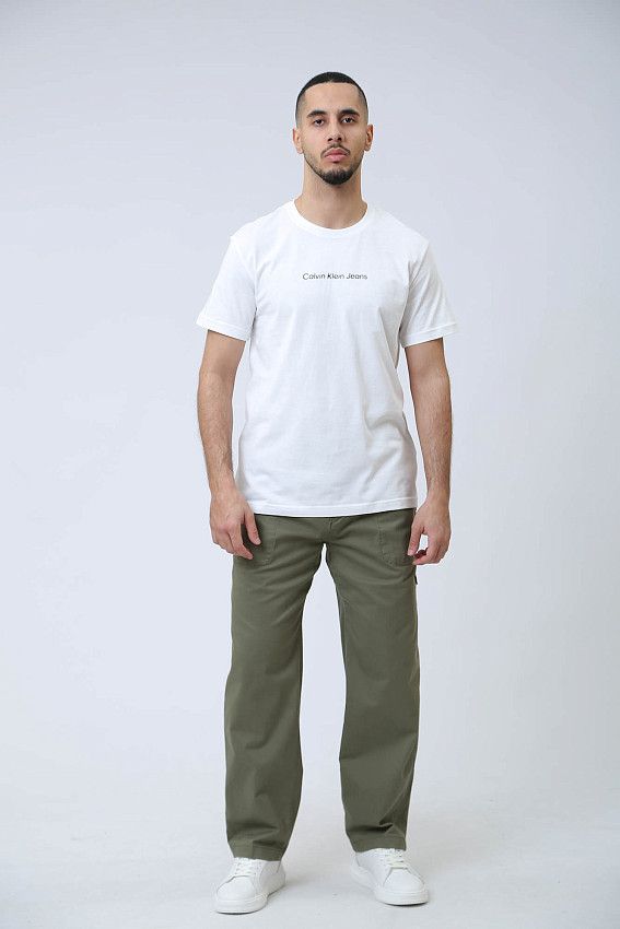 Брюки Calvin Klein Jeans Зеленый