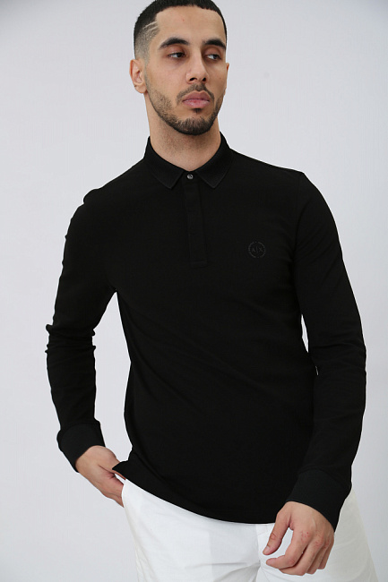 Поло с длинным рукавом Armani Exchange